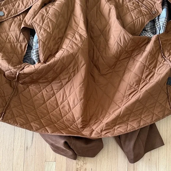 Anthropologie Women’s Brown Faux Suede Twofer Jacket - Medium - Picture 15 of 15